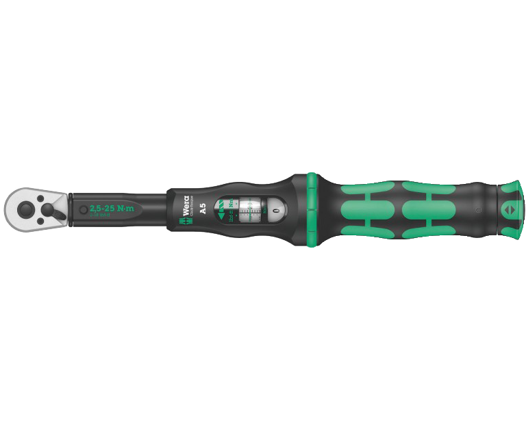 Wera 05075604001 Click-Torque A 6 torque wrench with reversible ratchet
