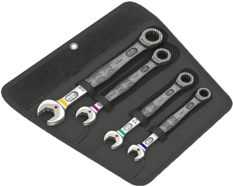 WERA 05073295001 Set of ratcheting combination wrenches, imperial