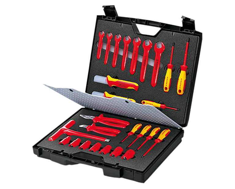 KNIPEX 98 99 12 TOOL CASE 26 PARTS