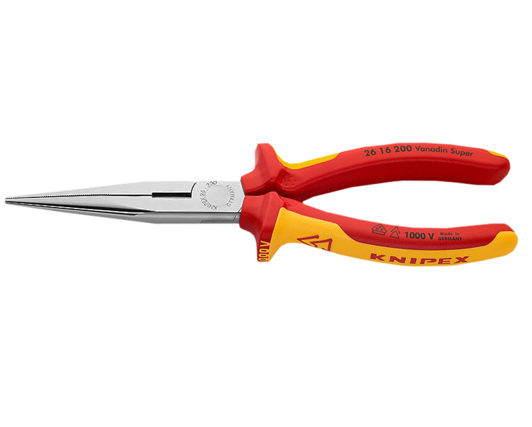 KNIPEX 26 16 200 SB Snipe Nose Side Cutting Pliers