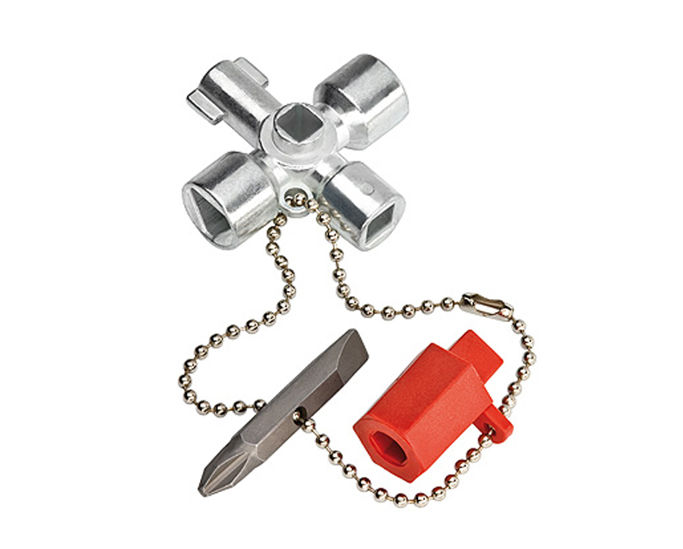 Knipex 00 11 02 Control Cabinet Keys for all standard cabinets and shut-off systems