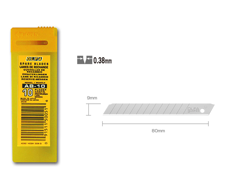 OLFA Safety Cutter Knife AB-10 Spare 