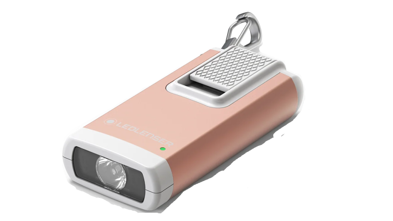 Ledlenser Keychain Light K6R Rose Gold Rechargeable with Shrill Alarm 502581