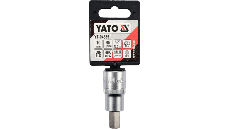 YT-04385 SOCKET BIT HEX 1/2