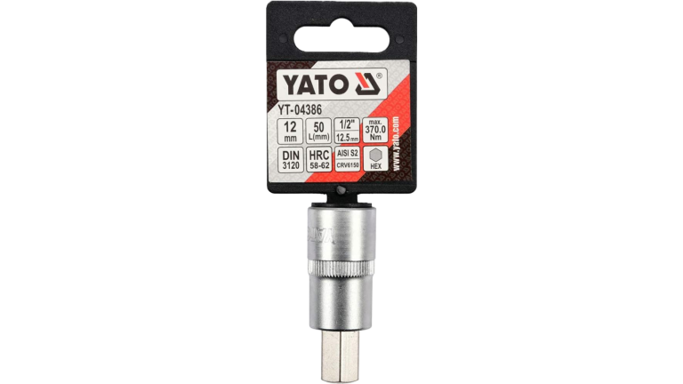 YT-04386 SOCKET BIT HEX 1/2