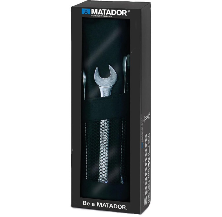 Double open-ended spanner set MATADOR 01009080