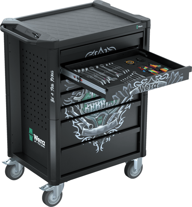 WERA 94 Pcs. Tool Roller Cabinet 05150130001